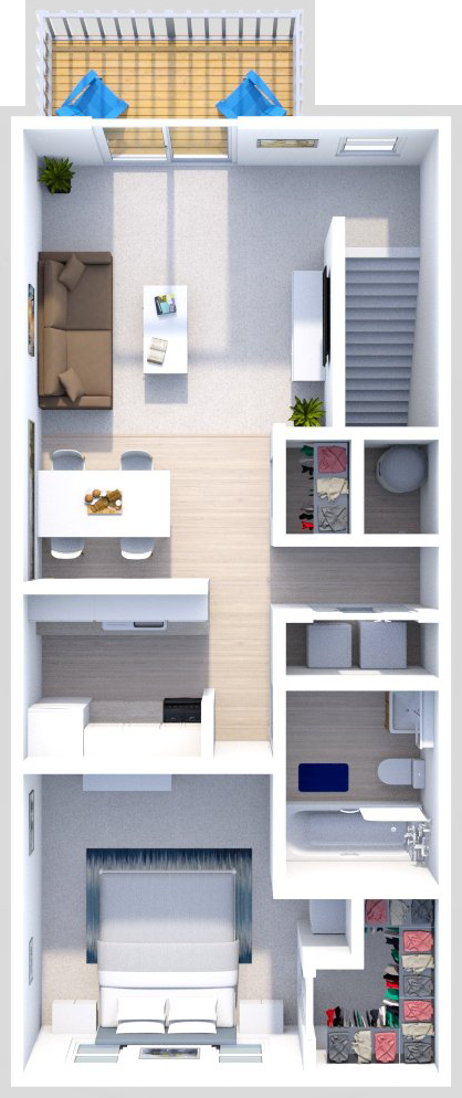 san francisco floor plan 1 bed 1 bath